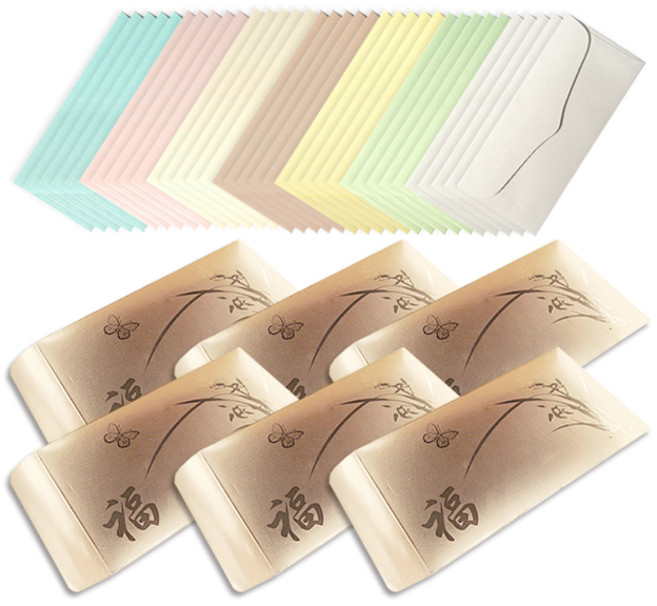 러블리파스텔 용돈 봉투 7종 x 5p + 골드 용돈 봉투 6p 세트, 난무늬, 1세트