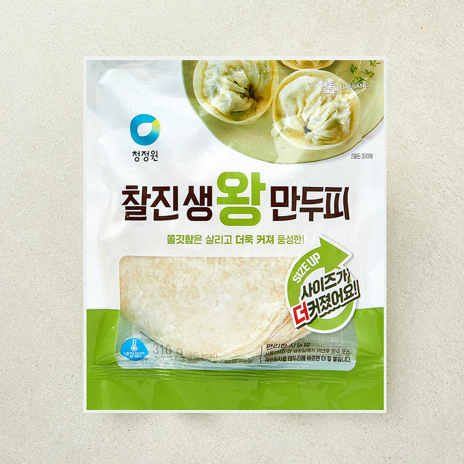 청정원 찰진생왕만두피, 310g, 1개