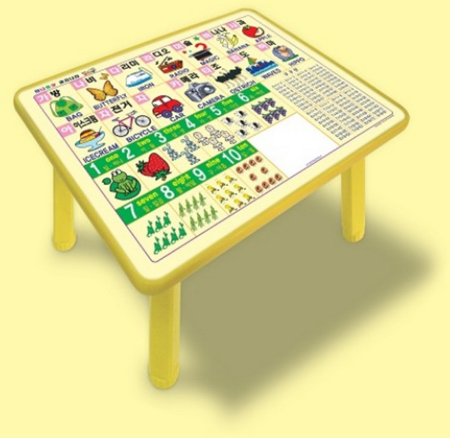 아이세상 아동용 글자나라 공부상, 혼합색상