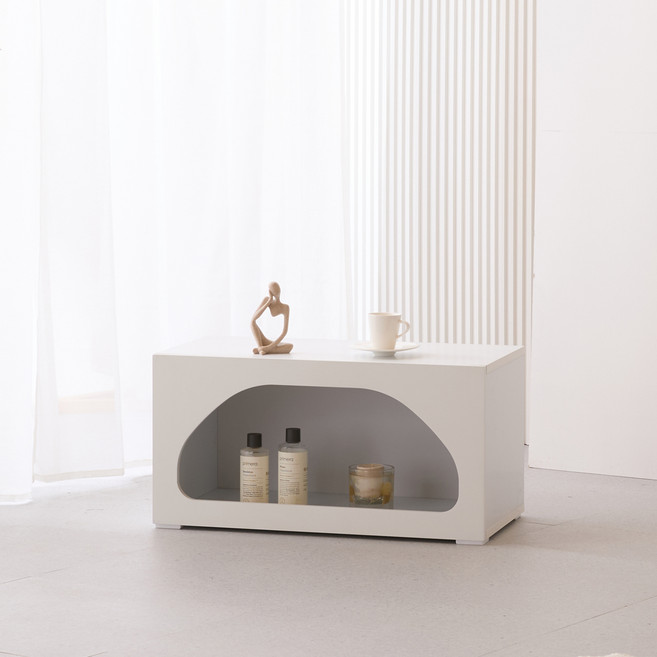 제이디퍼니처 국내제작 모디 520 다용도 수납 협탁 S(520 x 315 x 310 mm), 1개, 화이트