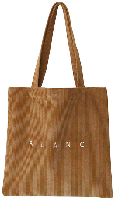 OBL 블랑 코듀로이 에코백