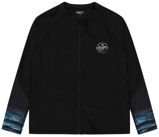 에스핏 웨이브프린트 집업래쉬 셋업 티셔츠 SJY304MKRT75