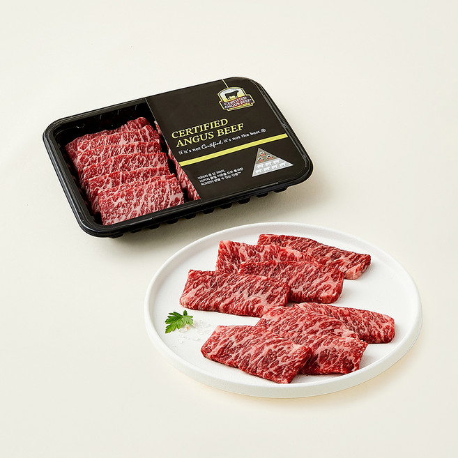 CAB 인증 미국산 앵거스 꽃갈비살 구이용 (냉장), 300g, 1개