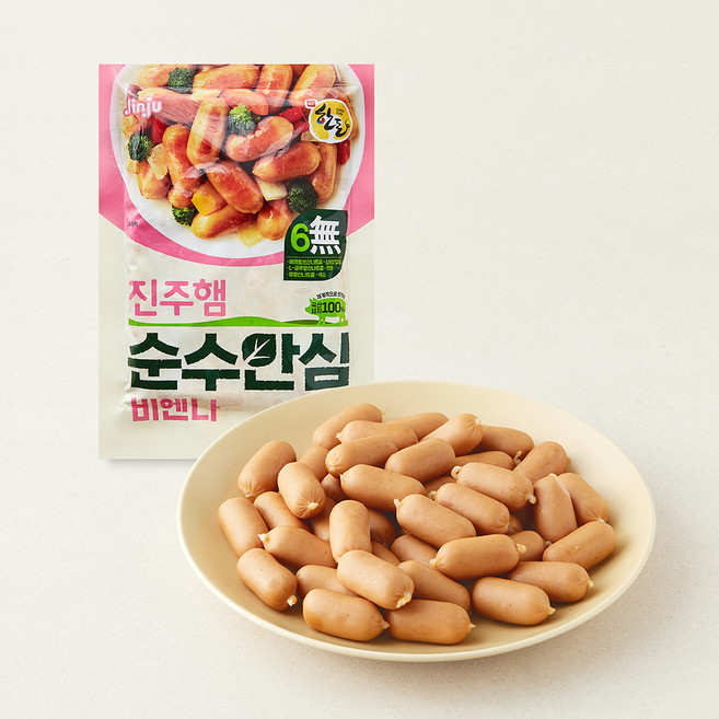 진주햄 순수 안심 비엔나, 350g, 1개