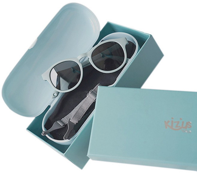 키저스 베베 영유아 소프트 실리콘 선글라스 + 케이스 선물 세트