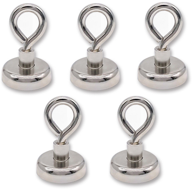 네츄럴파크 초강력 빅 원형 걸이 자석, 5개