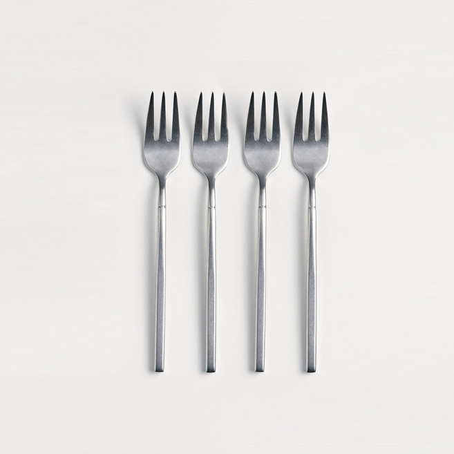 세라토가 시엘로 스톤워시 커트러리 케이크포크, 4개