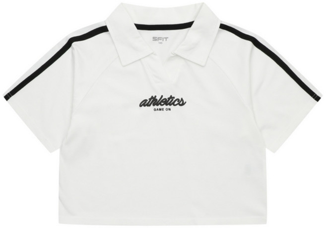 에스핏 테이프 배색카라 티셔츠