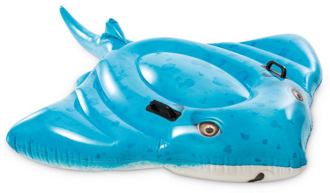 인텍스 가오리 라이드온 유아동 튜브, 혼합색상, 1개