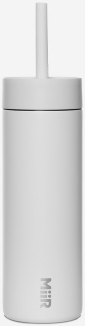 MiiR Sipper 스트로우 보틀, 화이트, 1개, 473ml