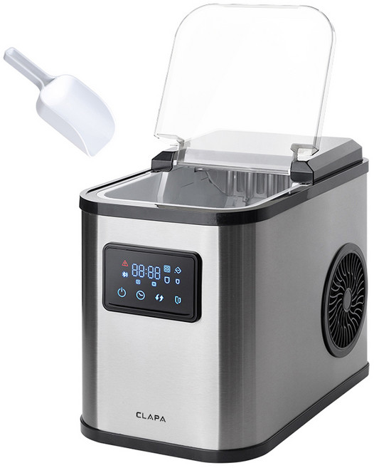 클래파 스텐인레스 가정용 미니 아이스메이커, BIM-S12 - 제빙기