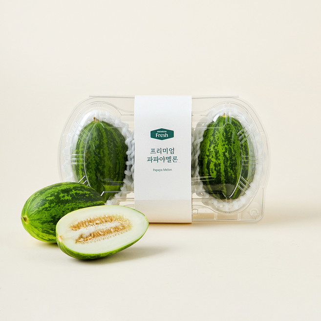 프리미엄 파파야 메론 3개입, 1.1kg, 1개