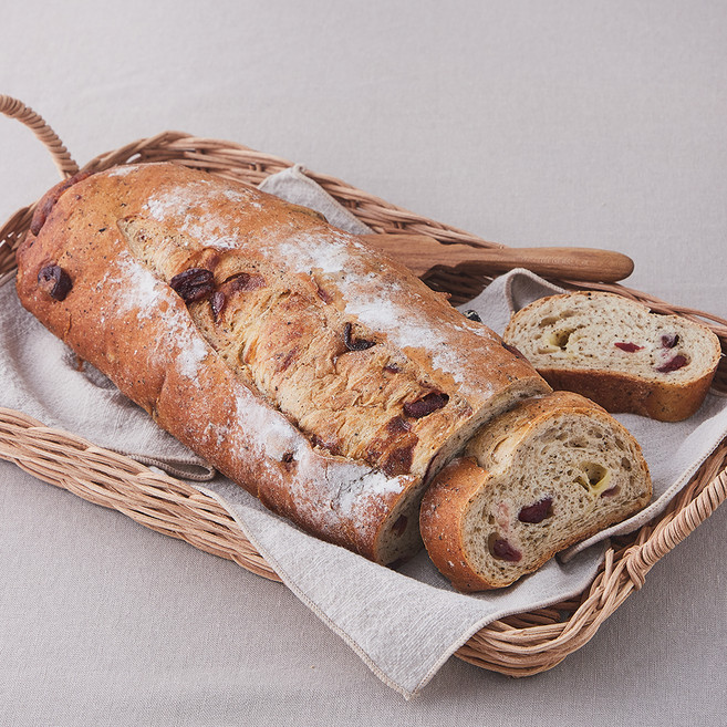 브로드카세 쌀 발효종 얼그레이 치즈 깜바뉴, 400g, 1개입, 1개