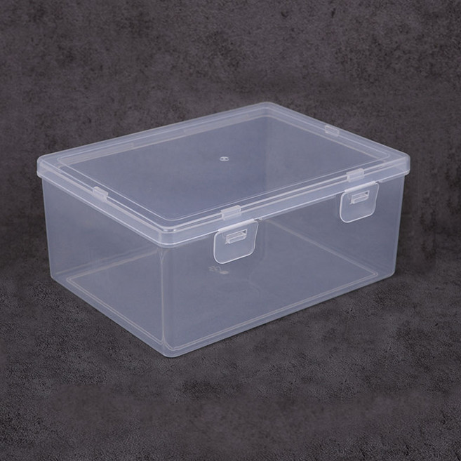 벤프 Case 포카 잠금 보관함 대형, 투명, 1개