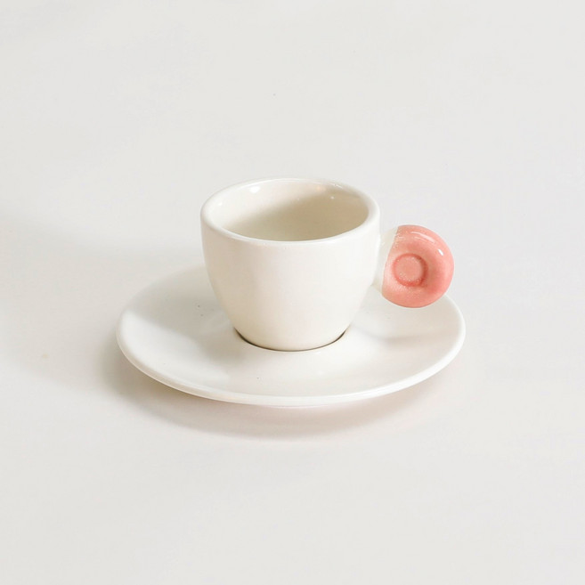 Dalsogum 韓國製陶瓷義式濃縮咖啡杯, 大理石粉, 1個