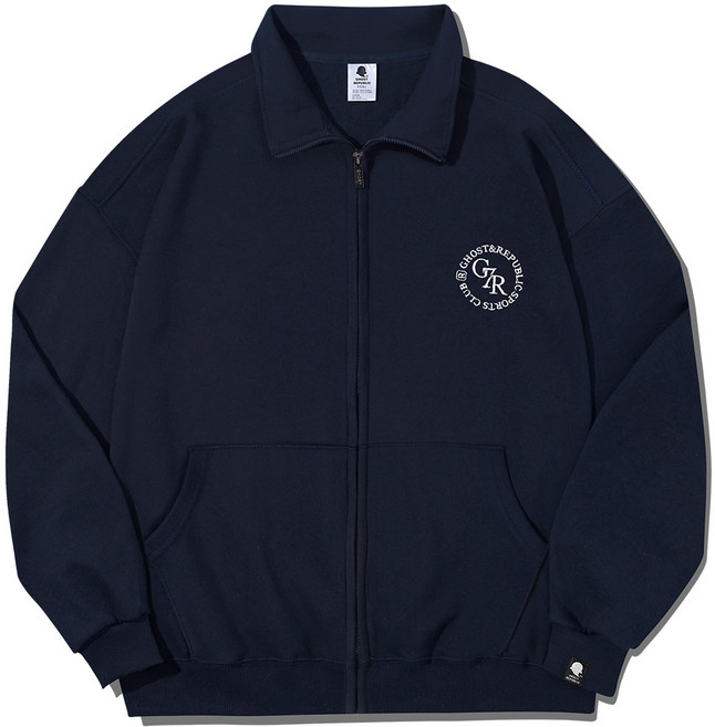 고스트리퍼블릭 남녀공용 G7R 서클 오버핏 쭈리 집업 GHZ-272