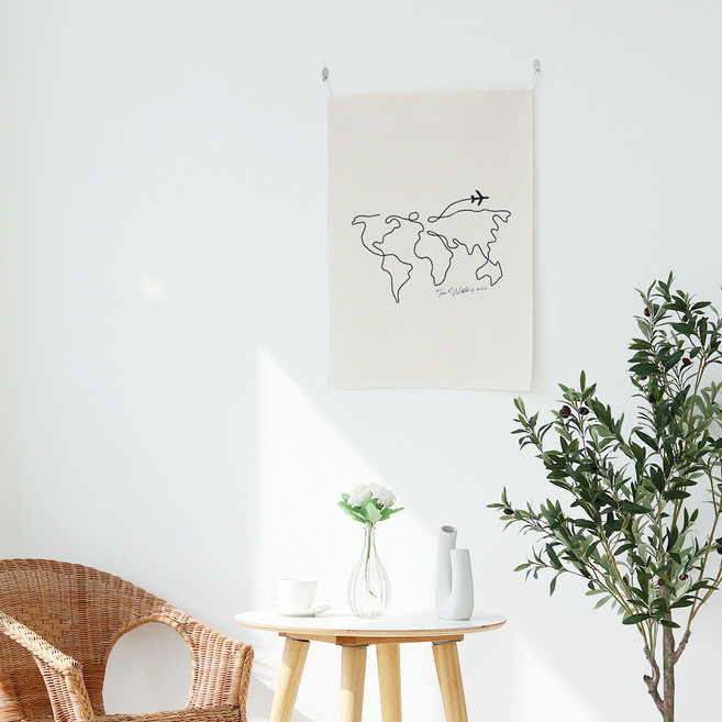 모노니크 패브릭 포스터, 42. 세계지도