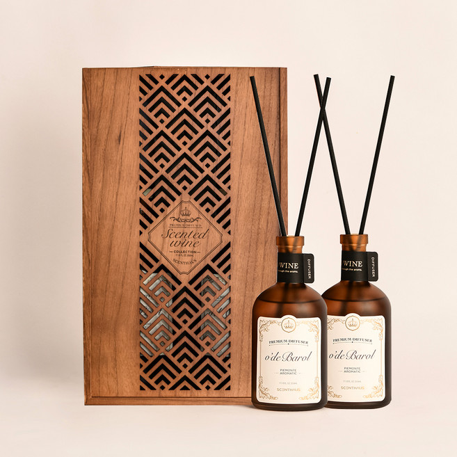 센트하우스 프리미엄 센티드 와인 컬렉션 디퓨저 + 쇼핑백, 오드바롤, 350ml, 2개