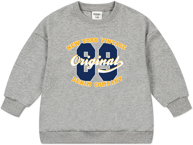 뉴욕꼬맹이 아동용 오버핏 맨투맨