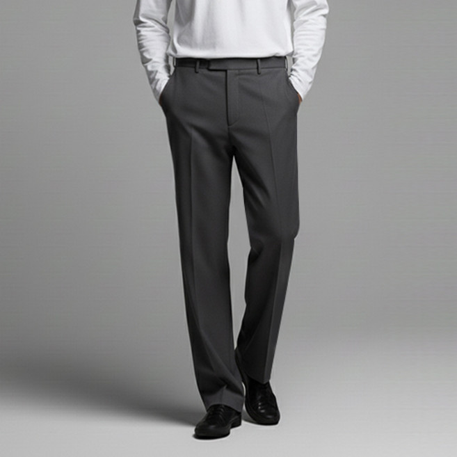 레이먼 남성용 라블 스트레이트 와이드 슬랙스