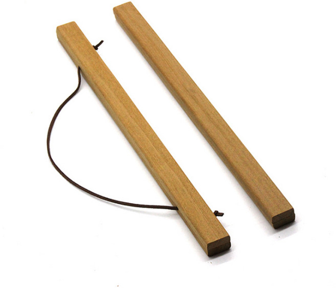 Hansuo 北歐風室內裝飾木質掛軸, 摩卡木色