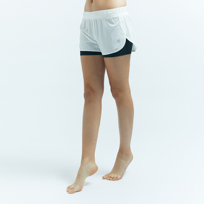 레이지비 여성용 컴팩트 2in1 라이트 레이어드 보드숏