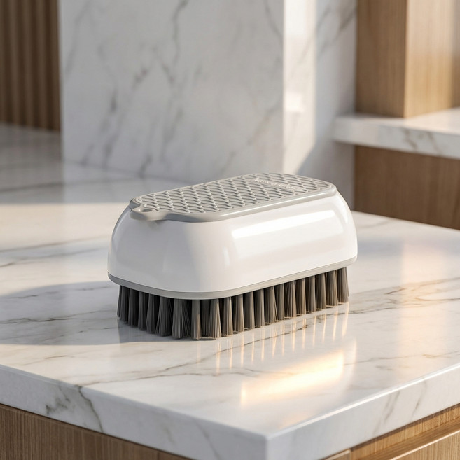 몰투데이 한번에클린 운동화 욕실 청소 솔 브러쉬, 그레이, 1개