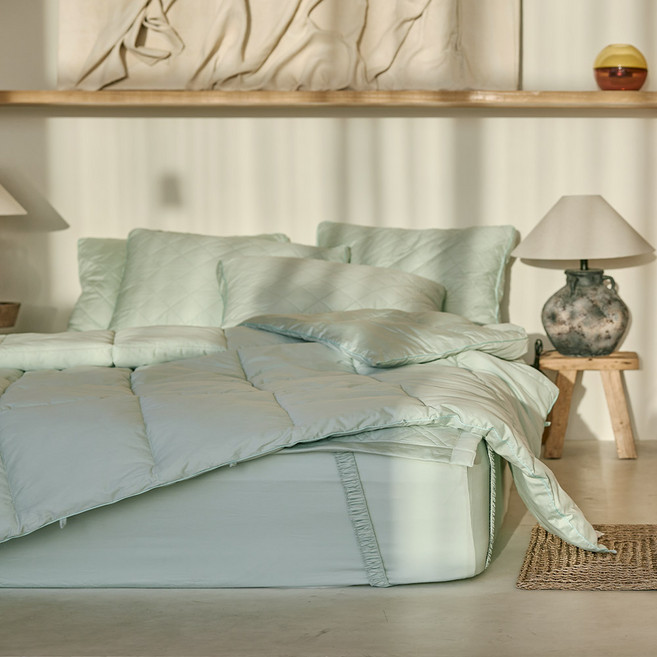 라뽐므 라울 양모 60수 호텔 이불, 비터콜드 민트