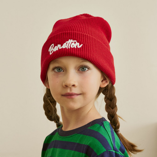 베네통키즈 니트 비니