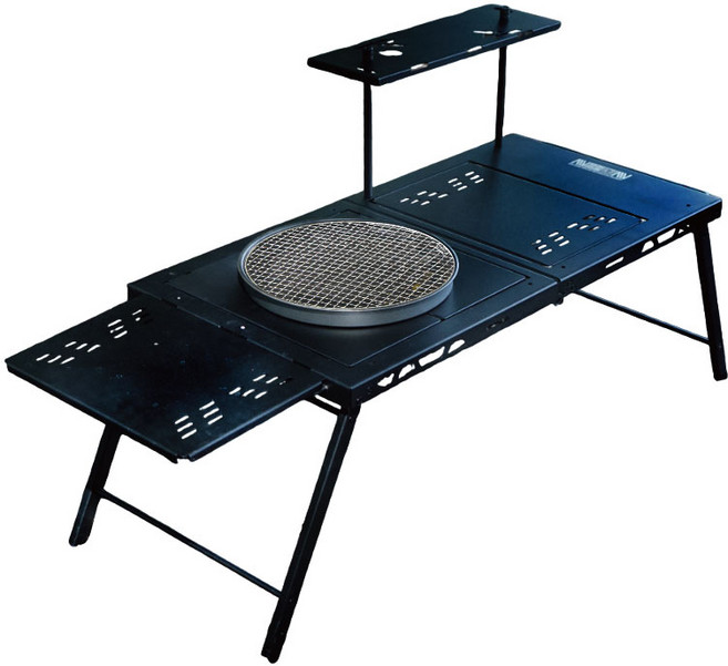 CAMPING ACE 野樂 黑森戰術黑翼桌烤肉組 ARC-92TB-R + ARC-2021, 1個, 武士黑