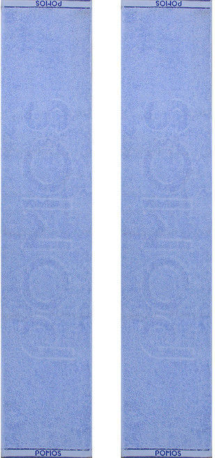 송월타월 포모스 뉴스포츠 타올 20 x 100 cm, 파랑, 2개