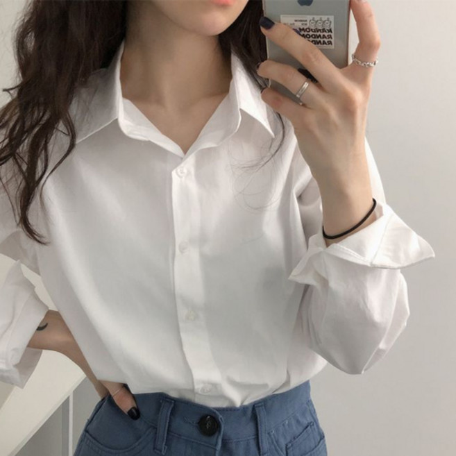 파라다이소 여성용 봄시즌 데일리룩 코디하기 쉬운 셔츠