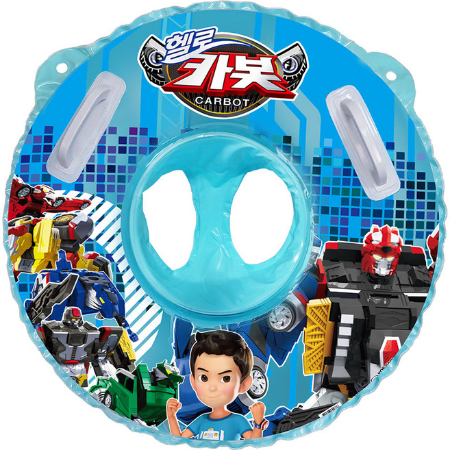 헬로카봇 아동용 사파리세이버 원형 보행기 튜브, 1개, 혼합색상