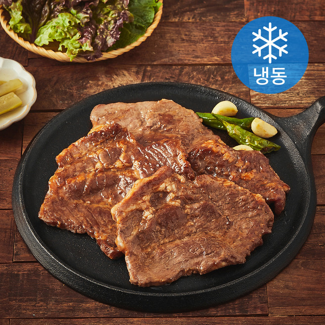 갈비아저씨 양념 목살 107 (냉동), 600g, 1개