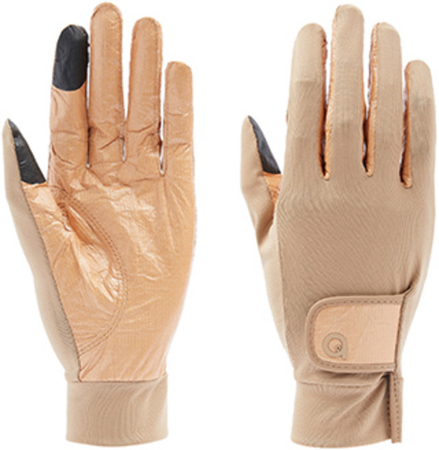 에이퓨리 여성 스마트터치 장갑 골드, 1개