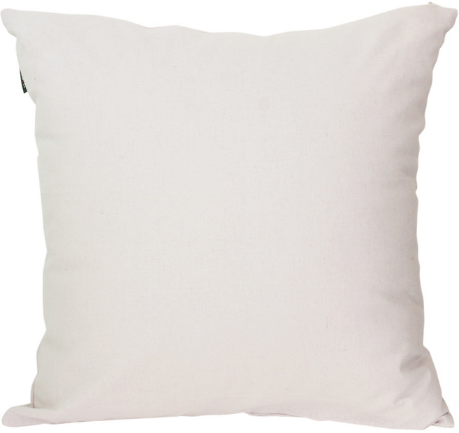 해피툴 베이직 비비드쿠션2 린넨무지 커버 + 솜 세트, 화이트