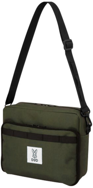 DOD 감성 캠핑 트랜스폼 숄더백, 1개, 카키