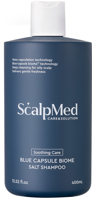 스칼프메드 블루 캡슐 바이옴 솔트 샴푸, 400ml, 1개