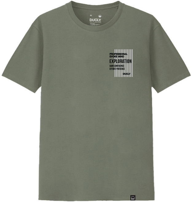 듀클라이 남성용 통기성 빅사이즈 반팔 티셔츠 DU-57