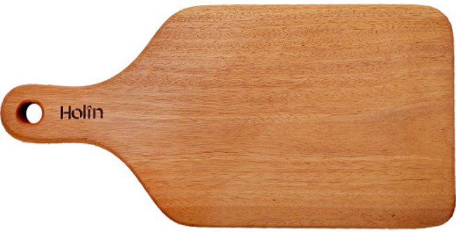 Holin 마호가니 원목 도마 핸들스퀘어