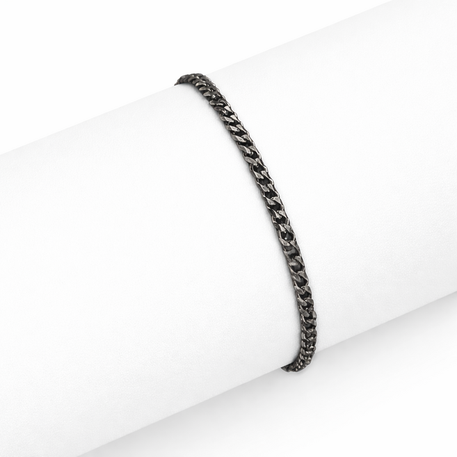 이츠굿텐 써지컬스틸 레트로 베이직 체인 간지핏 패션팔찌