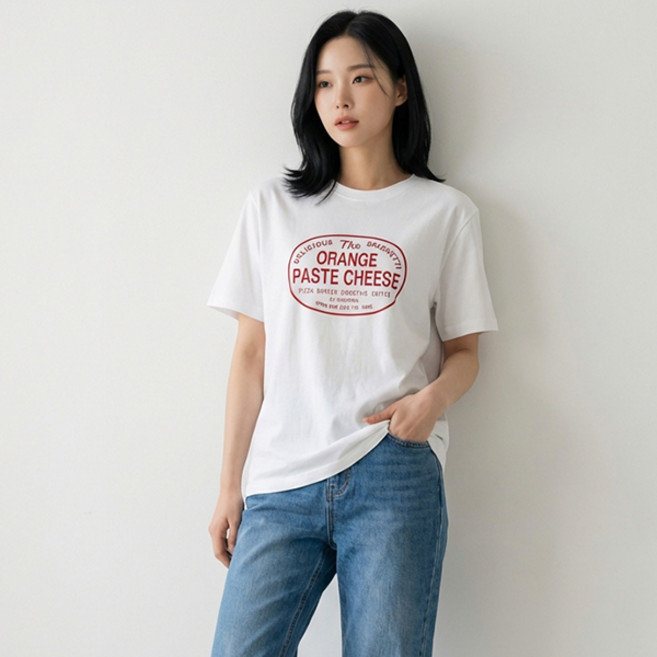 레몬소울 여성용 ORANGE 반팔 티셔츠