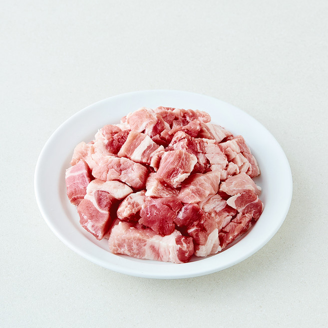 설성목장 무항생제 인증 한돈 삼겹살 찌개용 (냉장), 1개, 400g