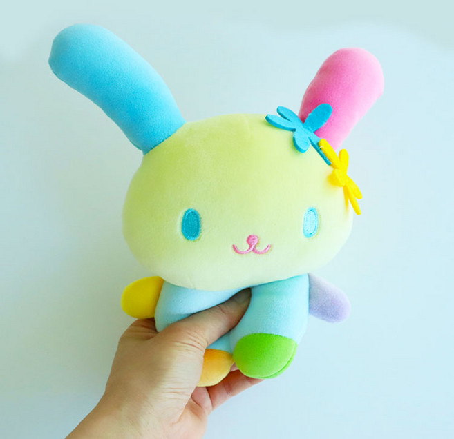 many A little 三麗鷗 藍兔 麻糬玩偶, 1個, 20cm, 混合顏色