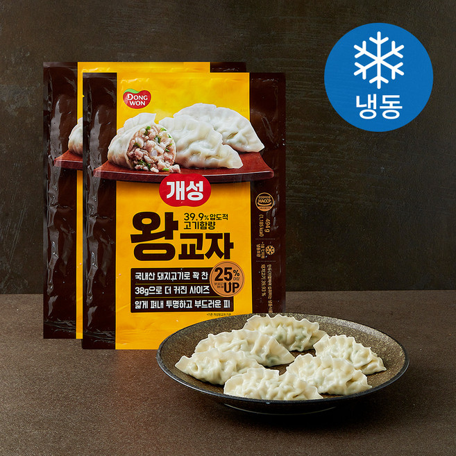 동원 개성 왕교자만두 (냉동), 494g, 2개