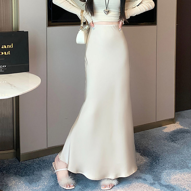 MarketA 女款絲滑魚尾長裙 P24FW3-A1016