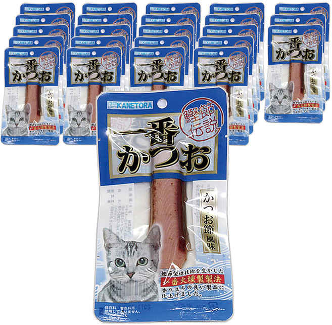 펫모닝 고양이 카네토라 순살 액기스 간식, 가다랑어 액기스, 22g, 24개