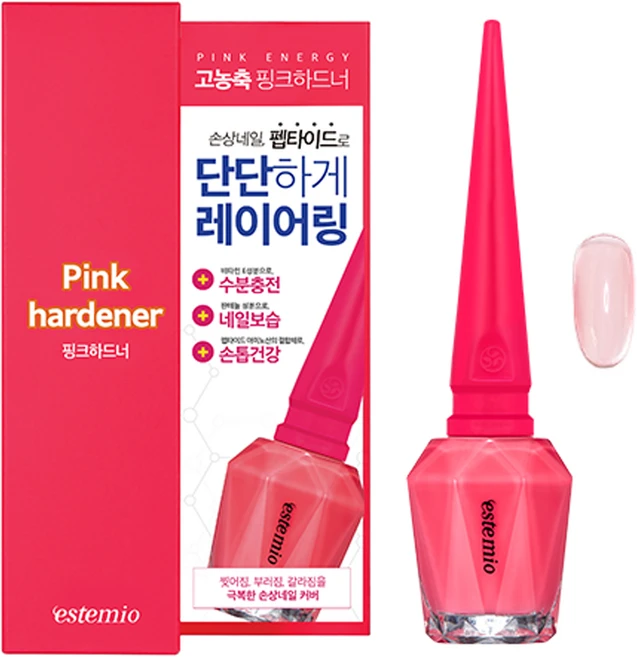 에스떼미오 핑크하드너 진핑크, 14ml, 1개 - 쿠팡