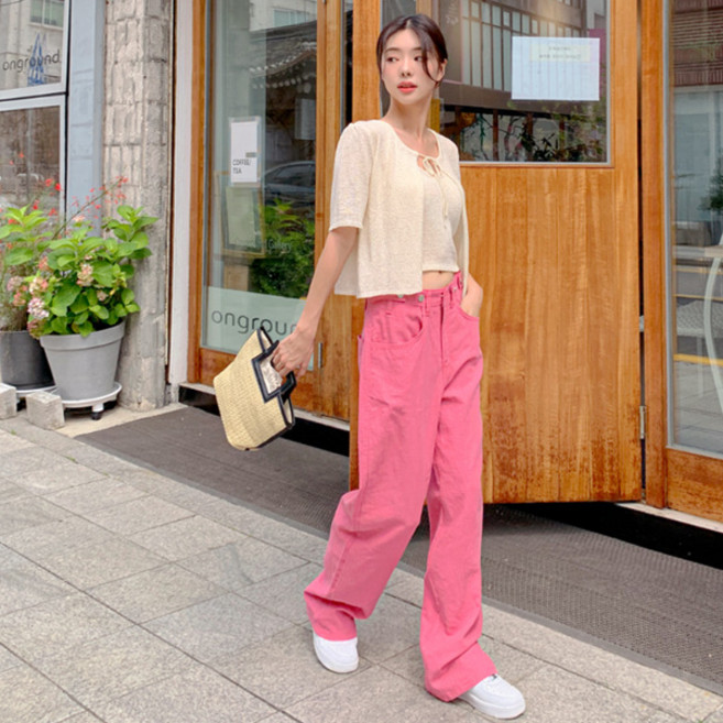 ENVYLOOK 女式 Elverine 亞麻色長褲