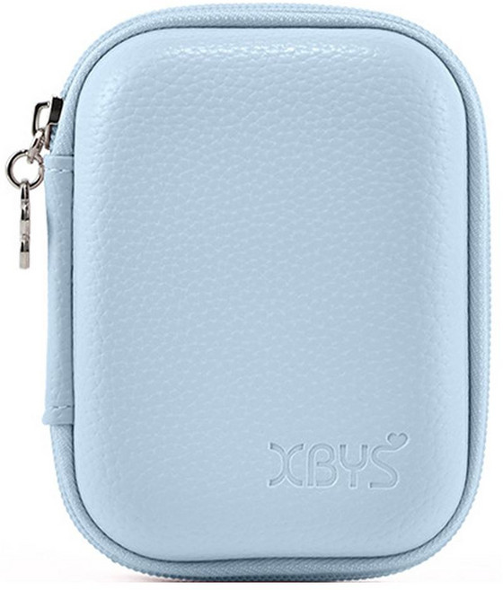 Xbys Ez2mk 迷你數位相機硬殼相機包 CB380, 1個, 天藍色